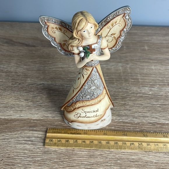 Elements 2009 Special Godmother Angel Figurine Pavillion Gift Co Handcrafted - Picture 8 of 10